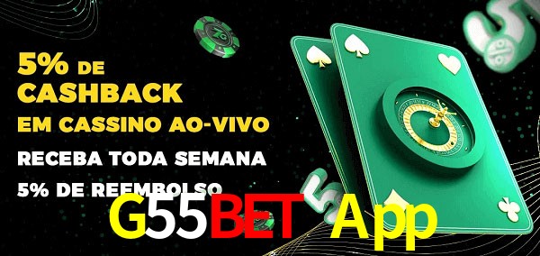 Promoções do cassino ao Vivo G55Bet App